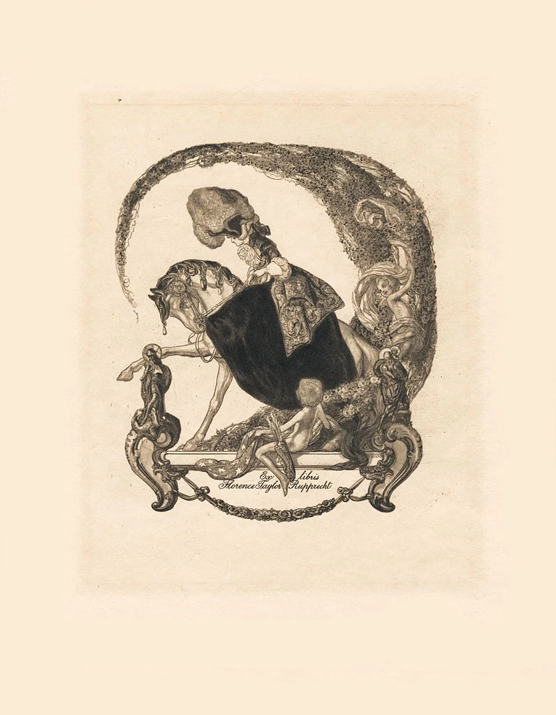 Ex libris Florence Taylor Rupprecht
